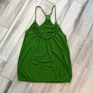 💰[3/$20]💰 Green Ruffle Tank